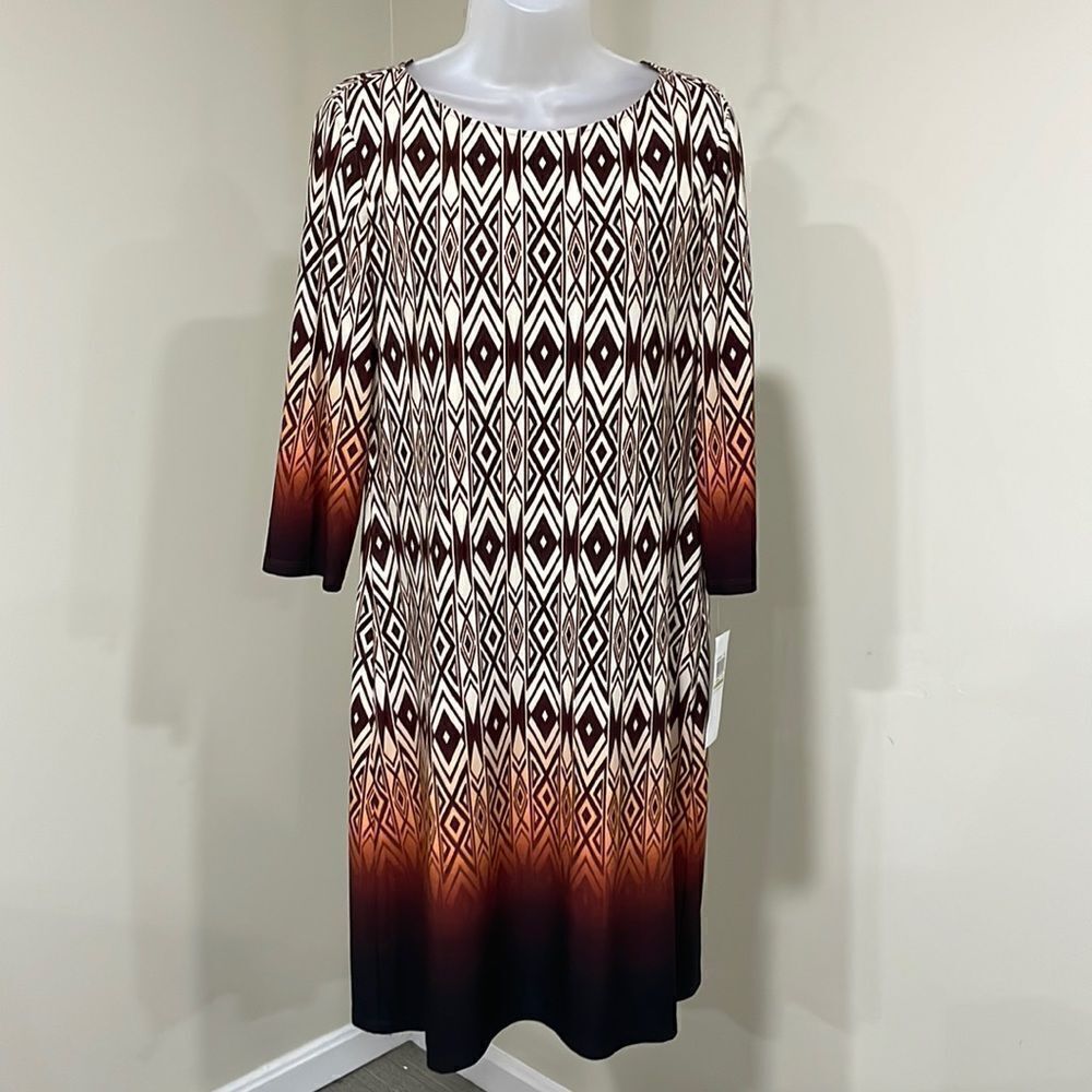 NWT London Times Ombre Dress.  Size 14 XL extra large